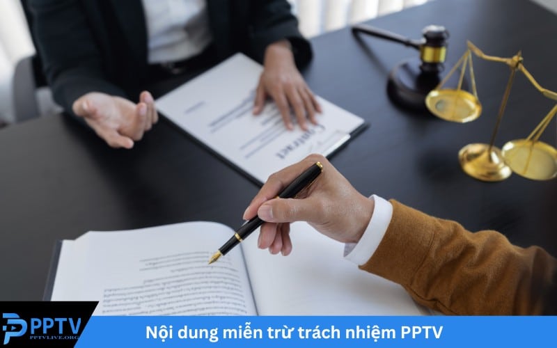 nội dung miễn trừ trách nhiệm PPTV